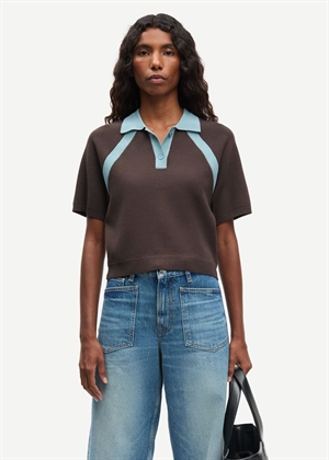 Sasimona polo bluse Mulch Samsøe